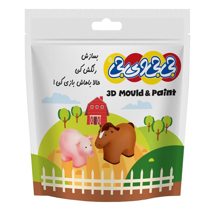 ست بازی ساختنی جی جی وی جی مدل Horse and Pig jijiviji Horse And Pig Building Set Games